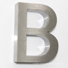 3D Built up Stainless Steel Channel Letter